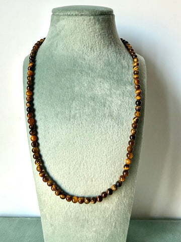 Collana in occhio di tigre - Concentrazione - Sicurezza