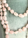 Collana lunga in Quarzo rosa - Gioia e luce interiore-