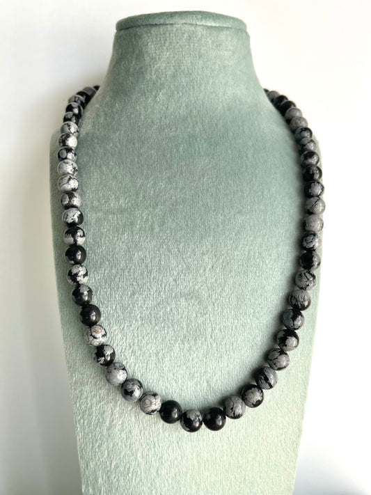 Collana in Ossidiana - Energia - Protezione energetica-