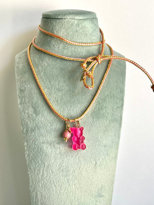 Collana INCANTELLA "Mi amo" con Rodonite