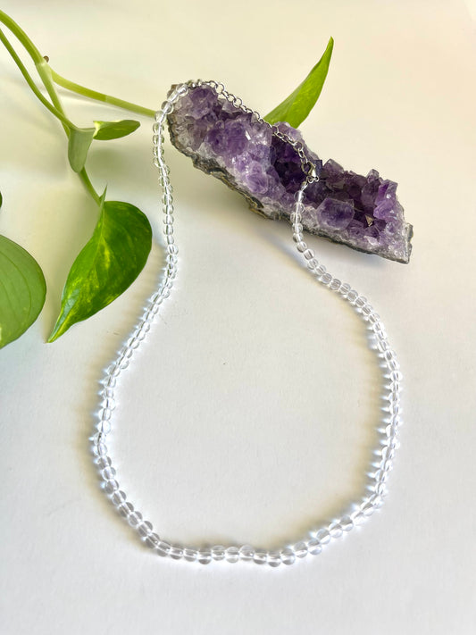 Collana in Cristallo di rocca - Cristallo Maestro - Protezione energetica