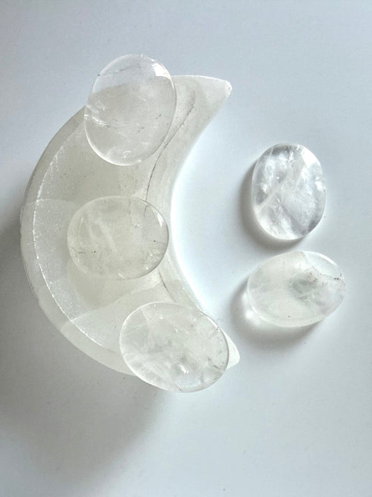 Cristallo di Rocca Grezzo, Burattato, Punte, Pietre del sollievo - Efficace a tutti i livelli- Agisce sul corpo eterico