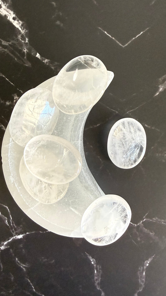 Cristallo di Rocca Grezzo, Burattato, Punte, Pietre del sollievo - Efficace a tutti i livelli- Agisce sul corpo eterico