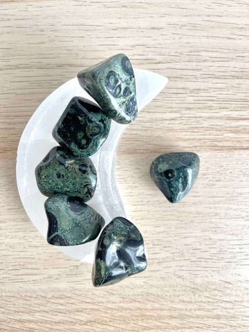 Diaspro Kambaba burattato - ﻿Stimola la creatività e la perspicacia - Autostima -