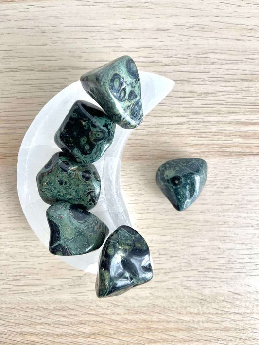 Diaspro Kambaba burattato - ﻿Stimola la creatività e la perspicacia - Autostima -