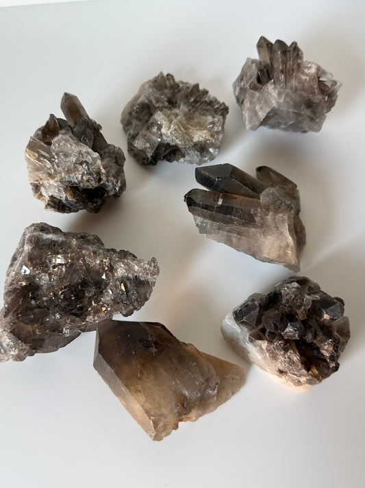 Druse di quarzo fumè