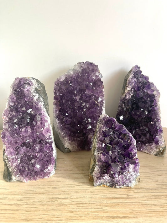 Cluster- Drusa Ametista - Protezione energetica ambienti- Ricarica cristalli