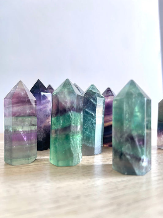 Obelisco in Fluorite - Arricchimento Psichico E Spirituale-