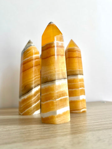 Obelisco in Calcite - Autostima - Stabilità -