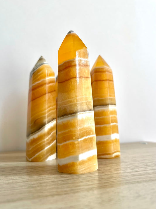 Obelisco in Calcite - Autostima - Stabilità -