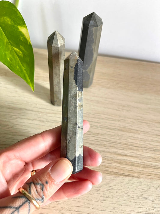 Obelisco in Pirite - Fortuna - Gioia - Ottimismo