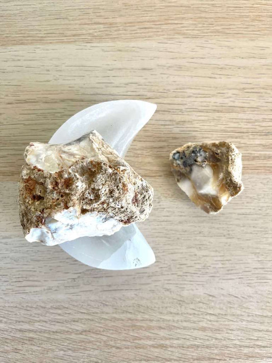 Opale burattato e grezzo - Promuove l'allegria e la sensibilità