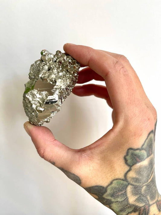 Pirite  drusa o cubica - Fortuna - Gioia - Ottimismo