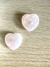 Cuore in Quarzo rosa - Gioie e luce interiore - Pietra dell'Amore universale