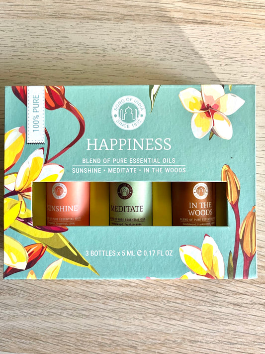 Set oli essenziali puri HAPPINESS