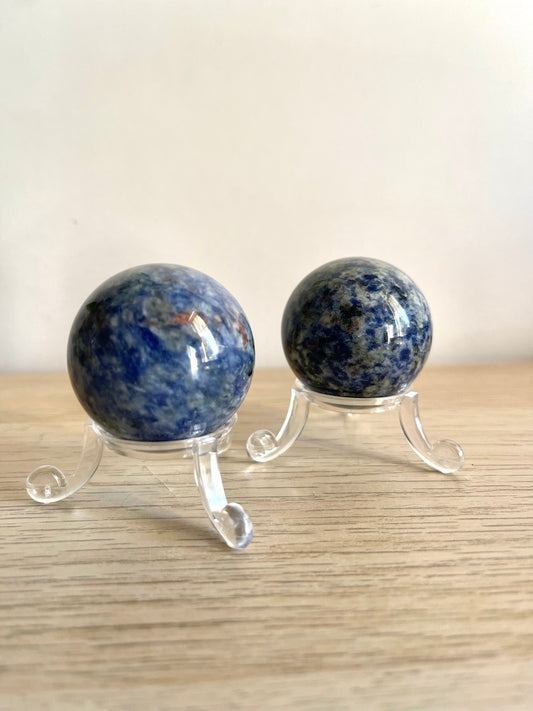 Sfera in Sodalite - Ricerca Della Verità- Aiuta Nella Comunicazione