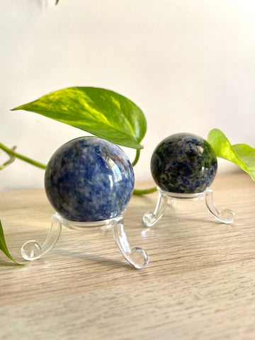 Sfera in Sodalite - Ricerca Della Verità- Aiuta Nella Comunicazione