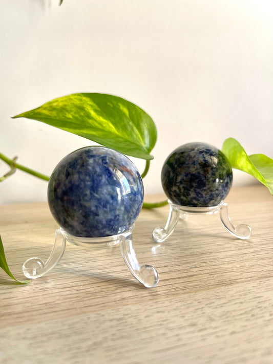 Sfera in Sodalite - Ricerca Della Verità- Aiuta Nella Comunicazione