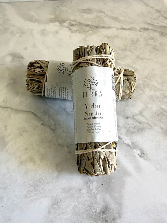 Smudge alla Salvia bianca e Yerba santa