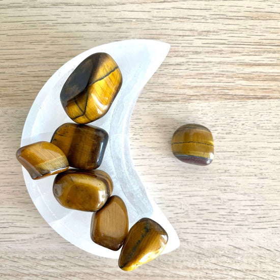 Occhio di Tigre Burattato - Concentrazione- Equilibrio emotivo- Capacità analitica - Green Candle & CO