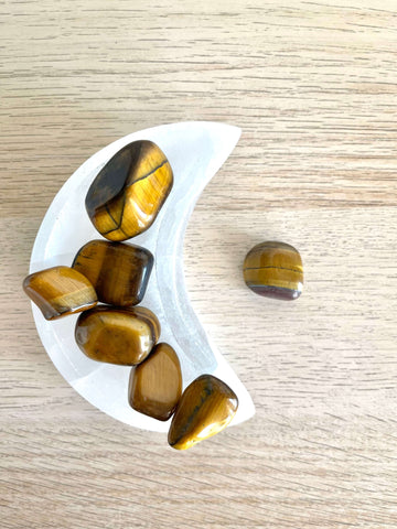 Occhio di Tigre Burattato - Concentrazione- Equilibrio emotivo- Capacità analitica - Green Candle & CO