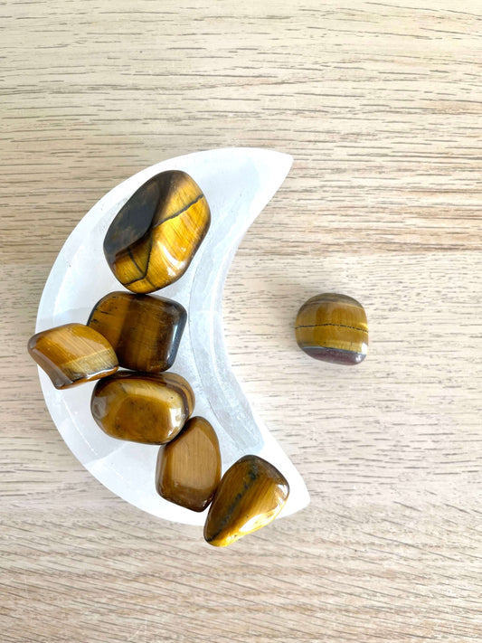 Occhio di Tigre Burattato - Concentrazione- Equilibrio emotivo- Capacità analitica - Green Candle & CO