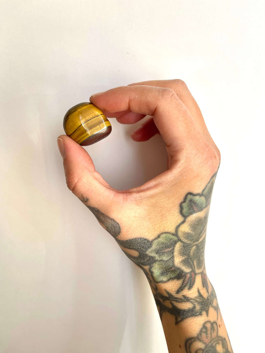 Occhio di Tigre Burattato - Concentrazione- Equilibrio emotivo- Capacità analitica - Green Candle & CO